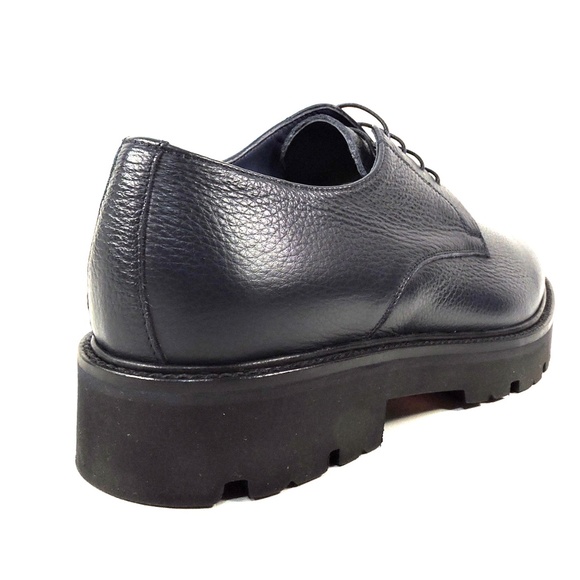 ALBERTO CICCIOLI ?? MEN\'S NAVY BLUE SOFT LEATHER COMFORT OXFORD SHOES main image 5